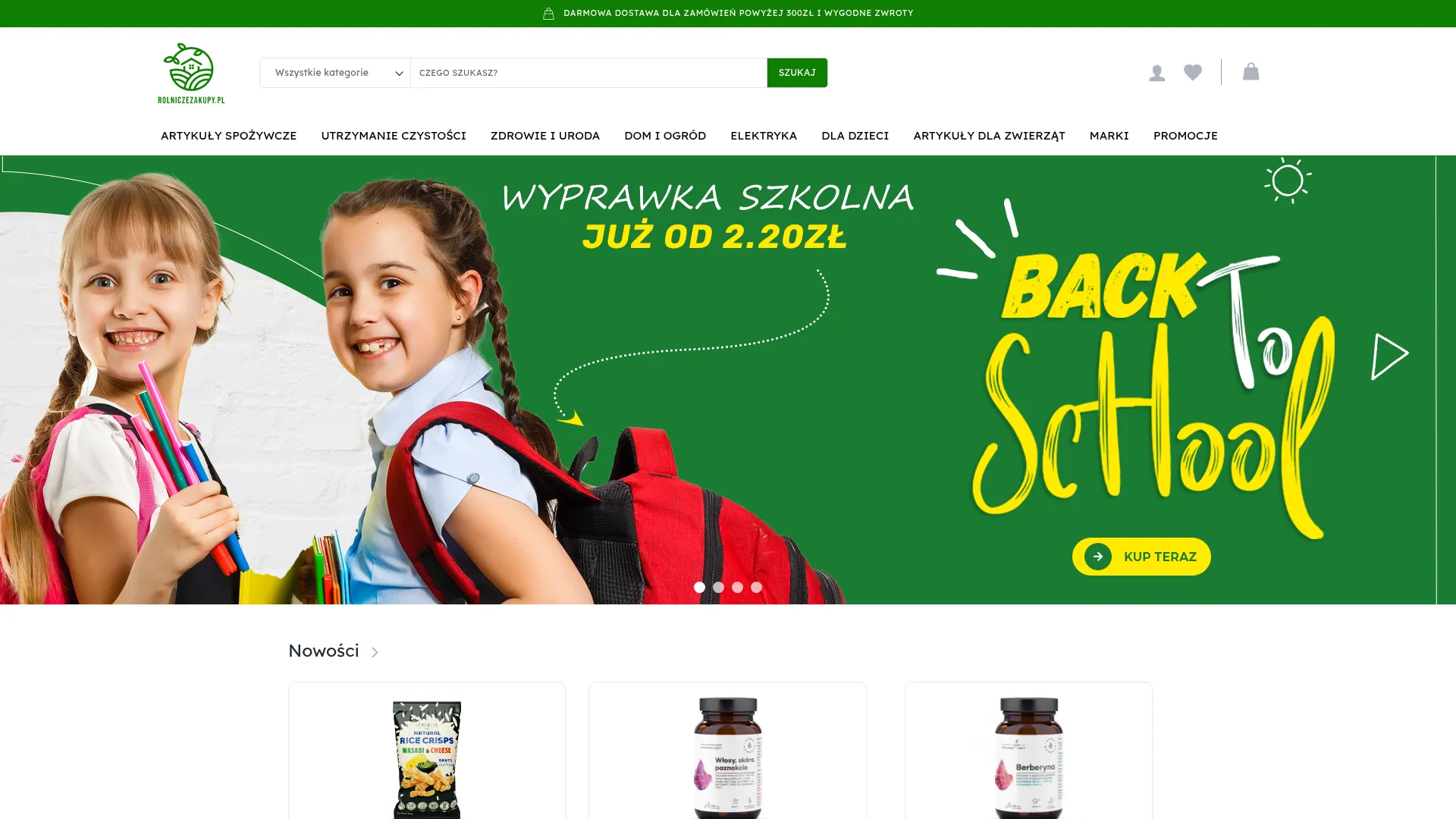 Zrzut ekranu strony