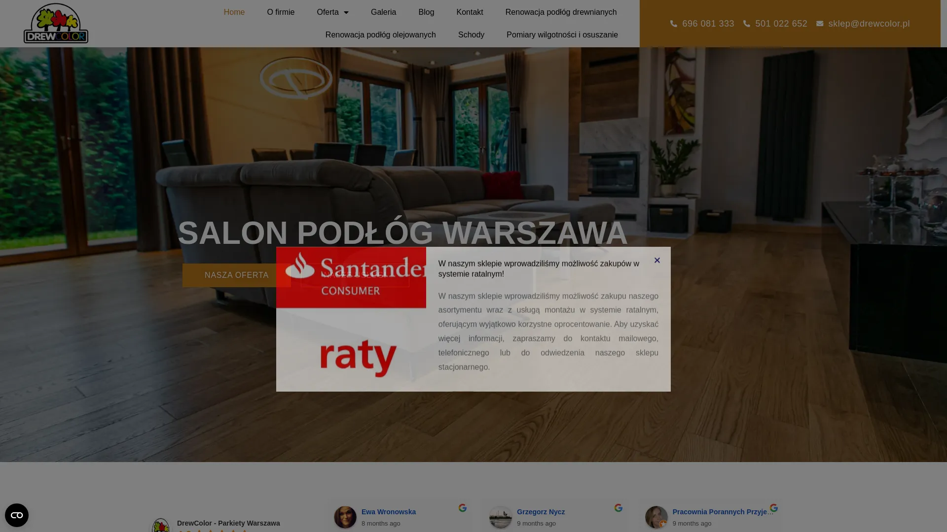 Zrzut ekranu strony