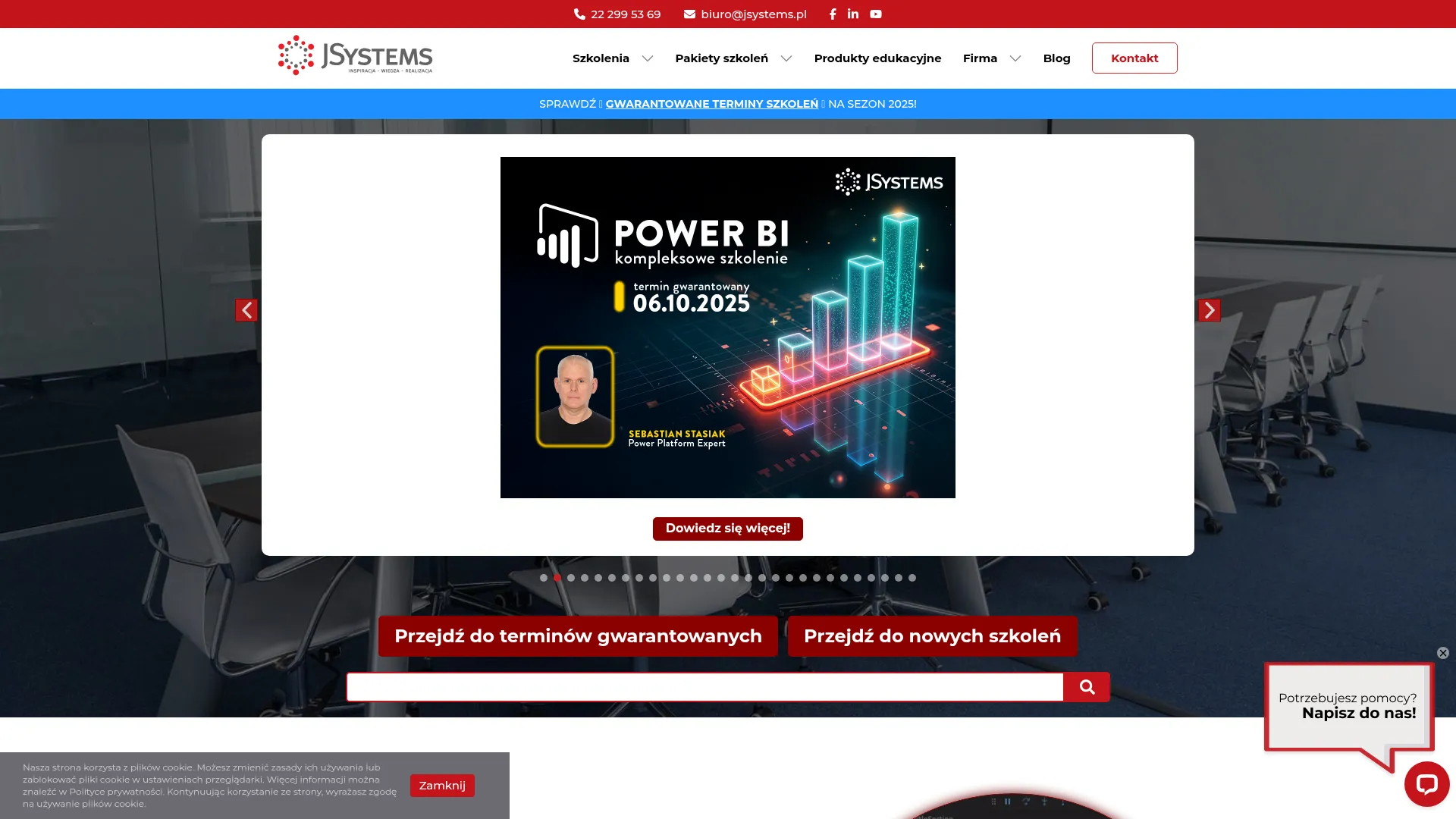 Zrzut ekranu strony