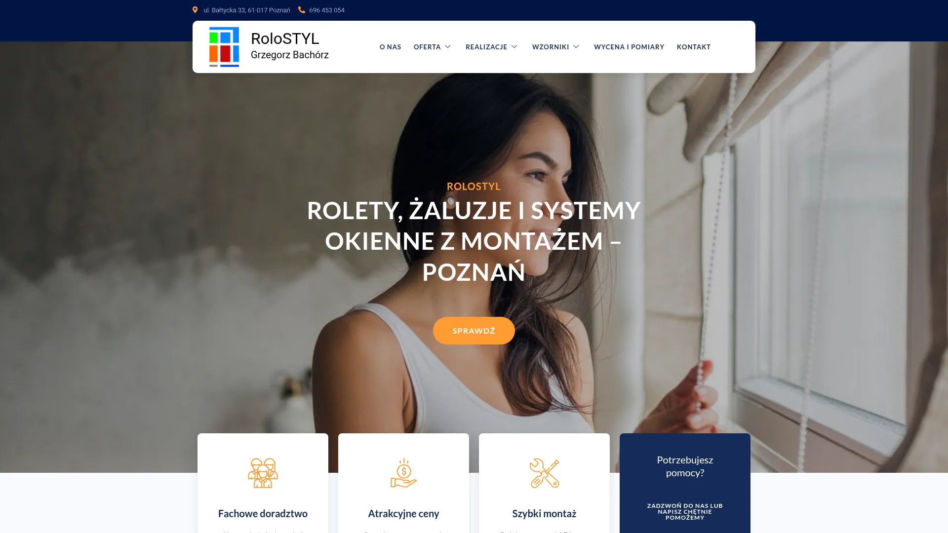 Zrzut ekranu strony