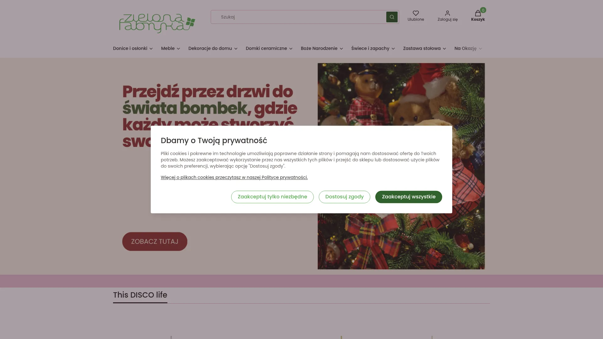 Zrzut ekranu strony