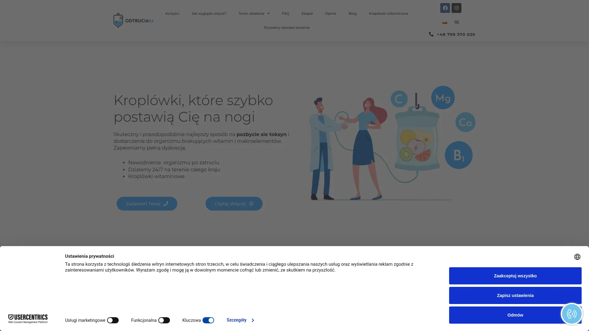 Zrzut ekranu strony