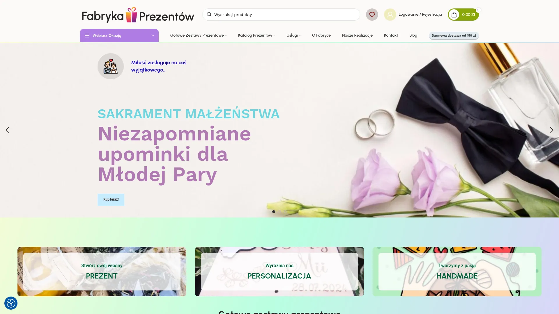 Zrzut ekranu strony