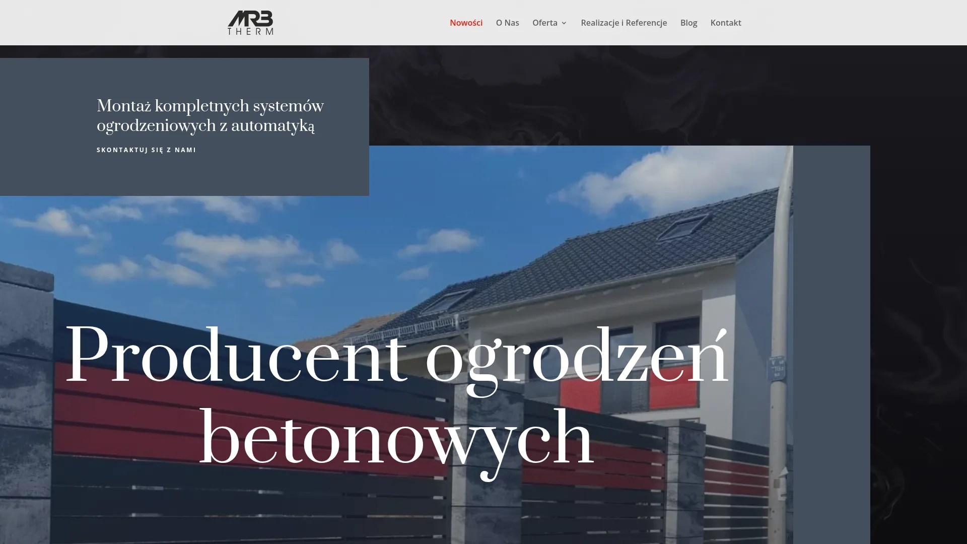 Zrzut ekranu strony