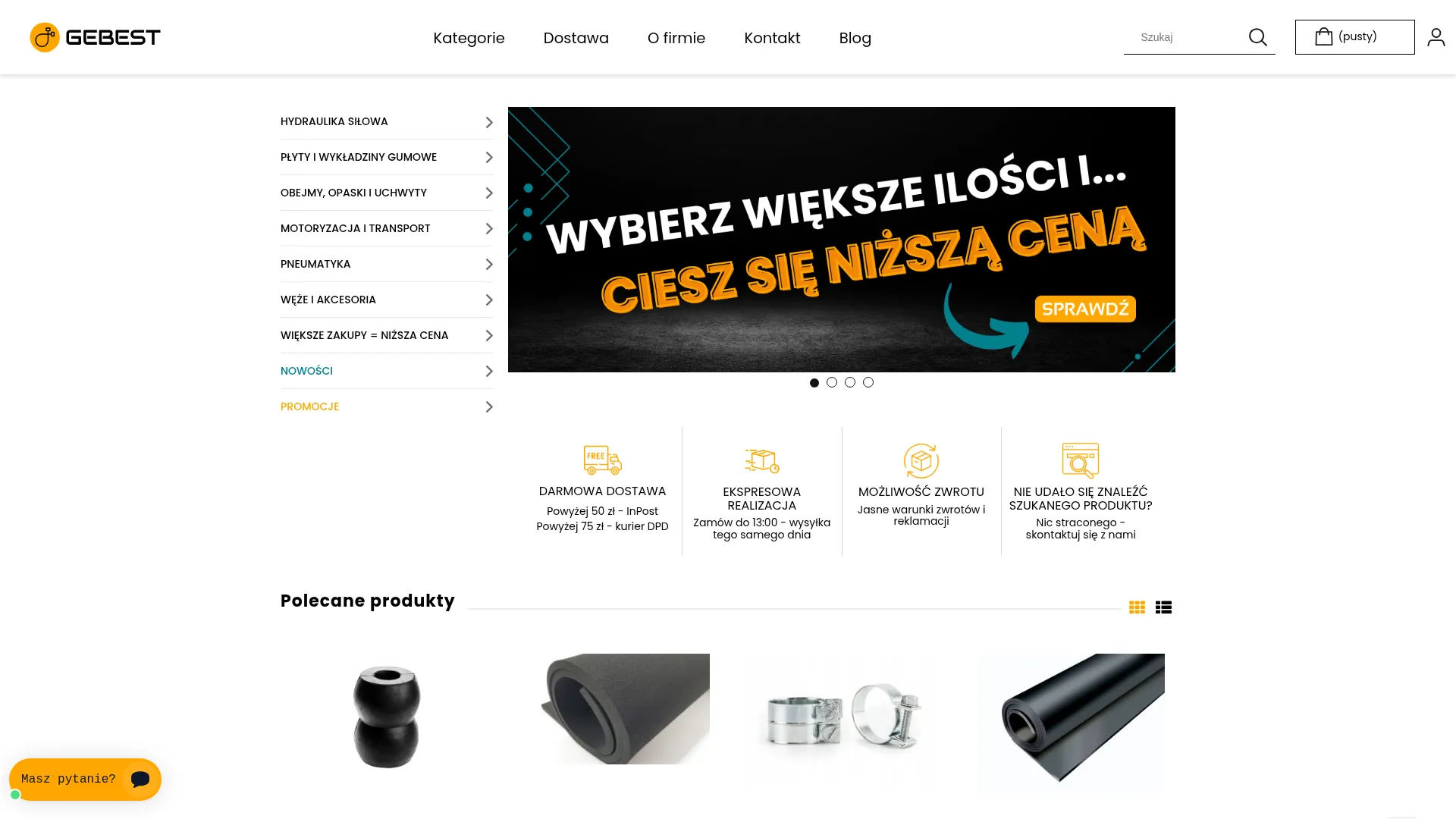 Zrzut ekranu strony