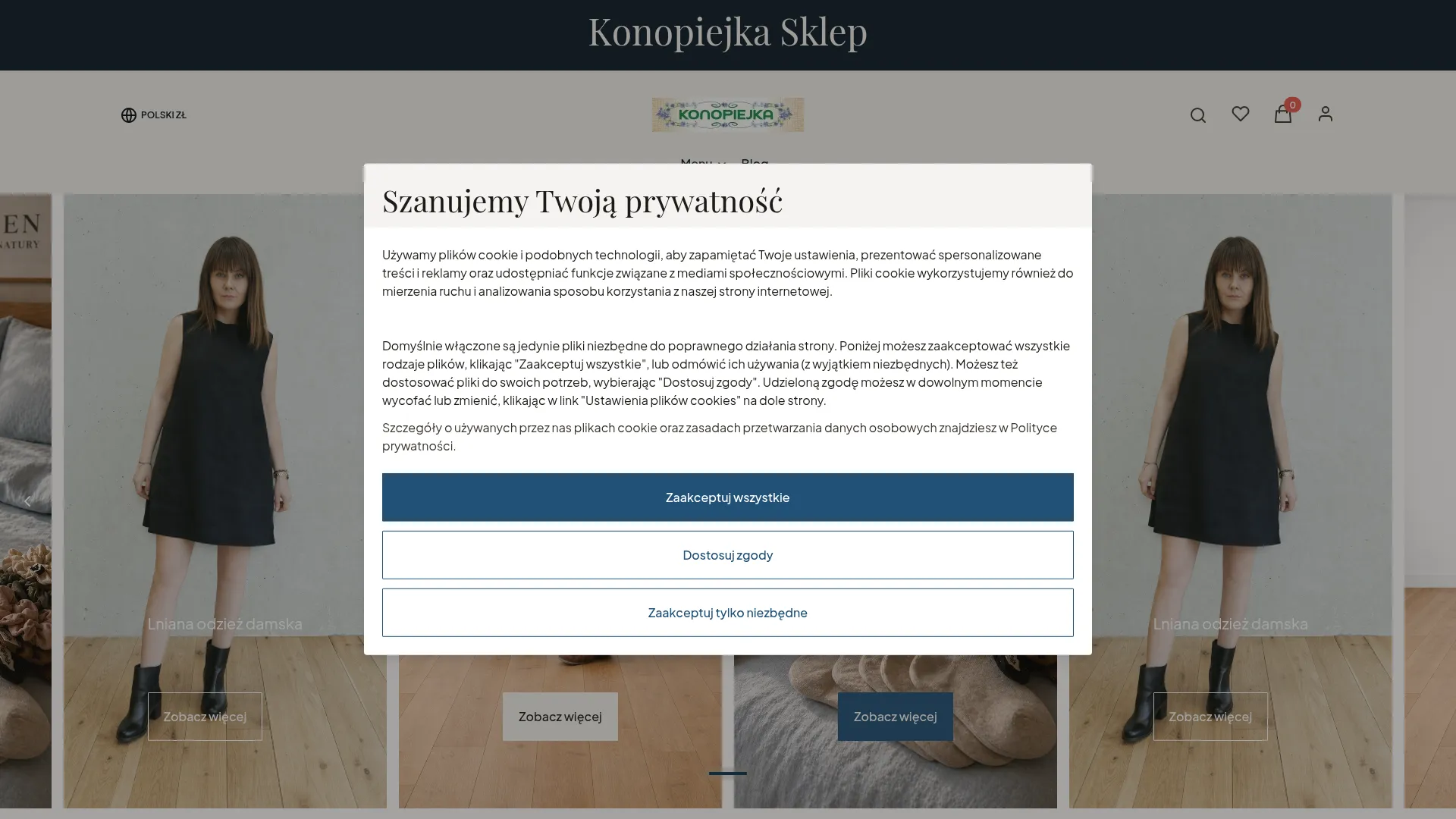 Zrzut ekranu strony