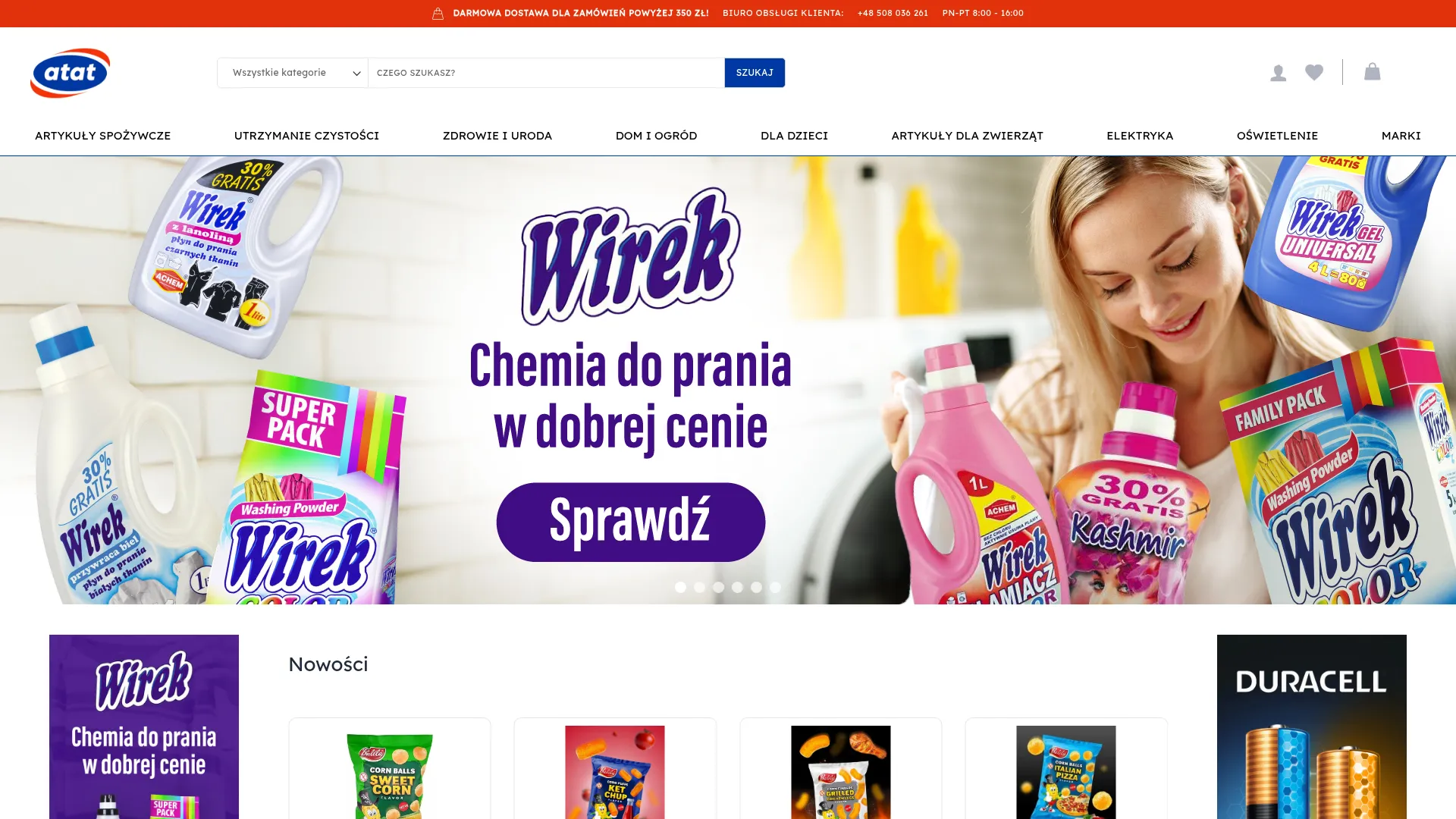 Zrzut ekranu strony