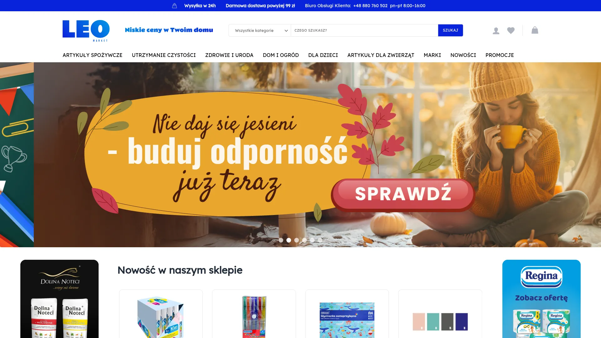 Zrzut ekranu strony