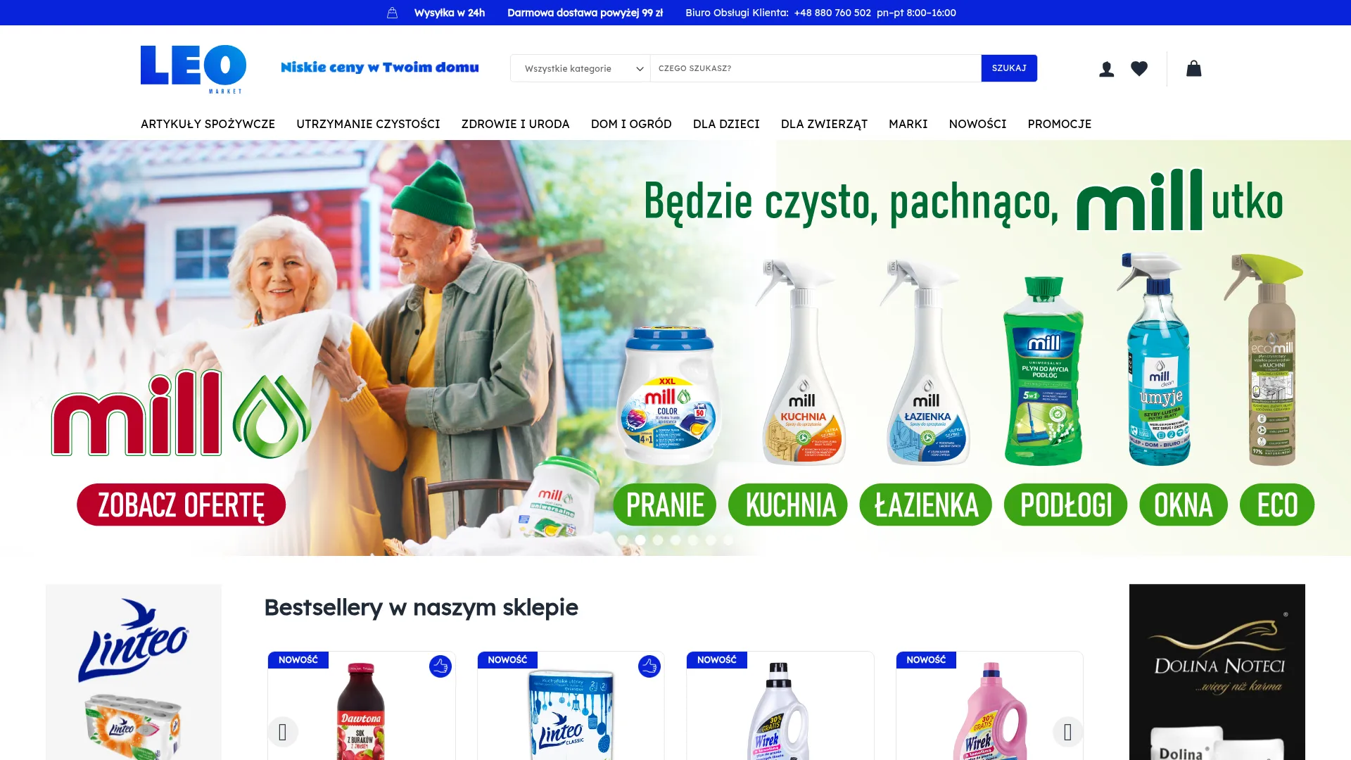Zrzut ekranu strony