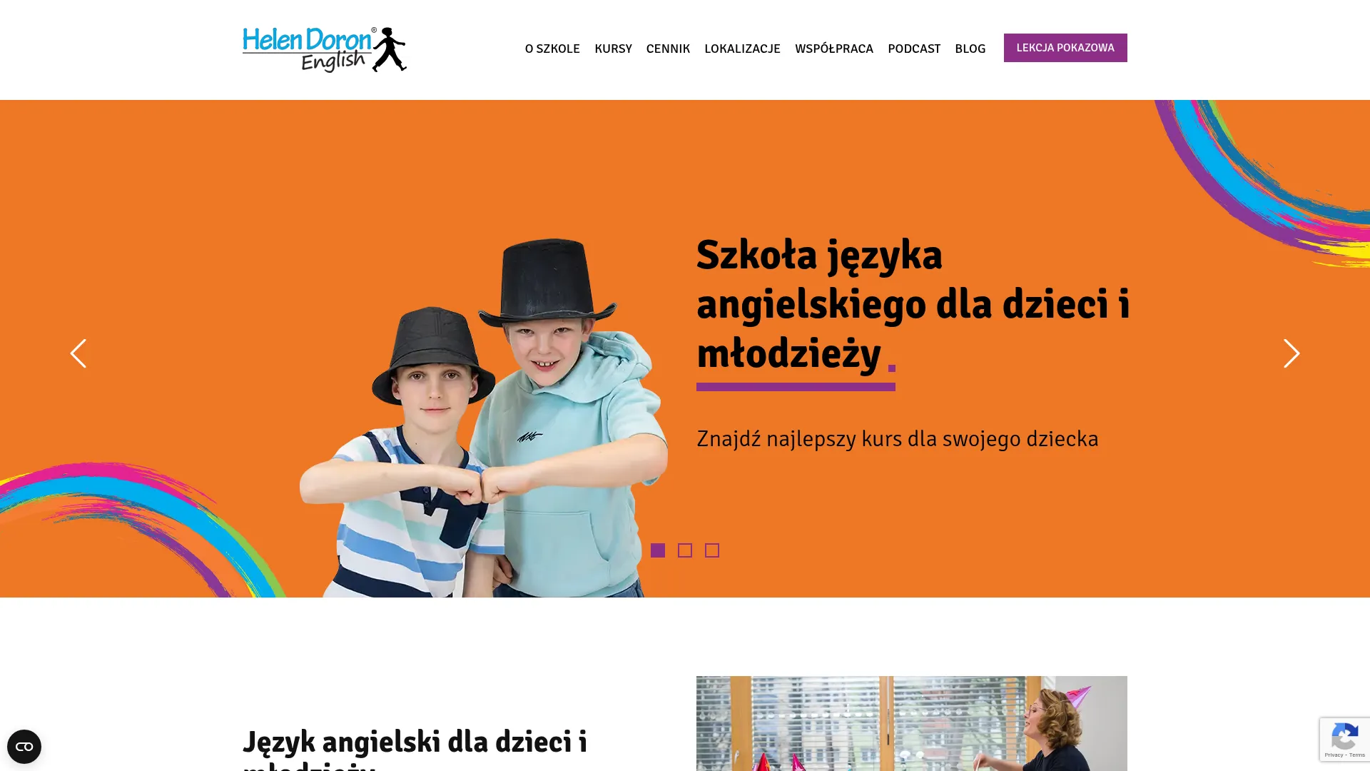 Zrzut ekranu strony