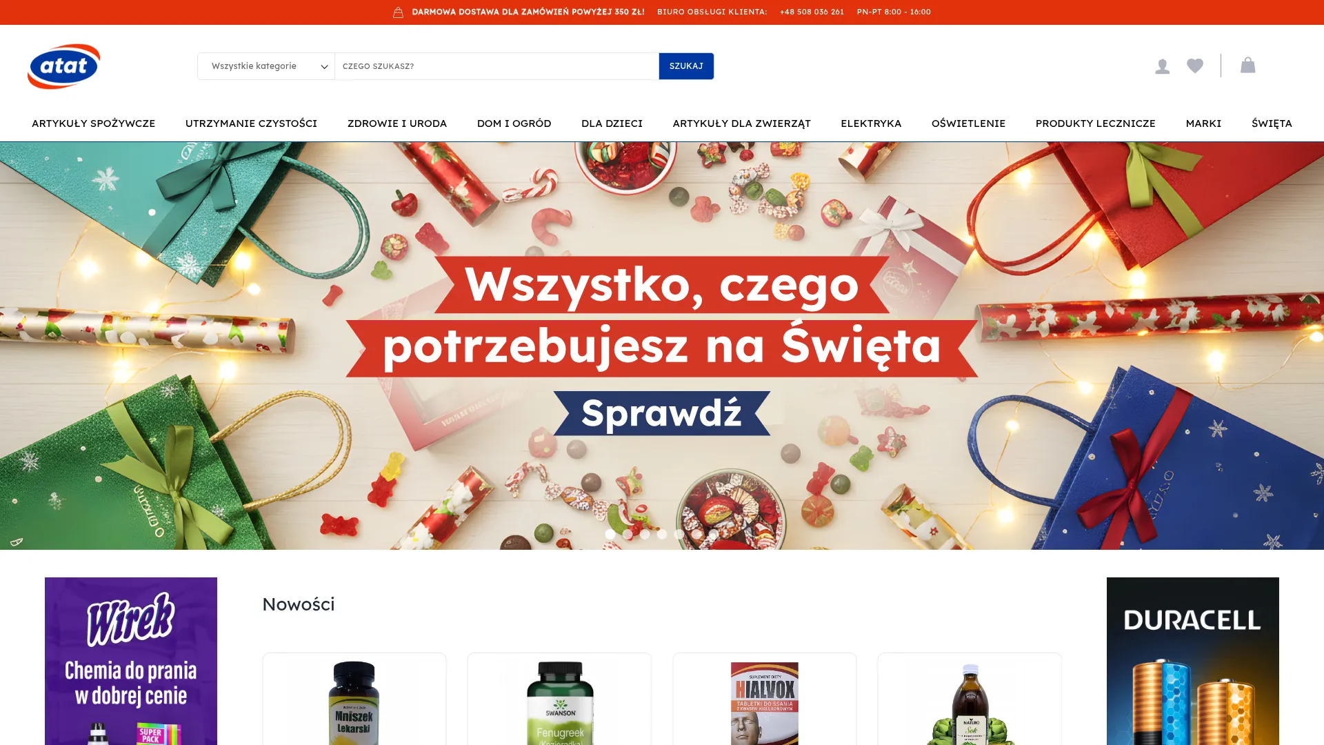 Zrzut ekranu strony