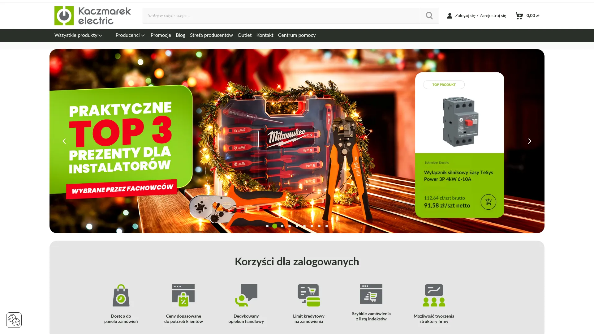Zrzut ekranu strony