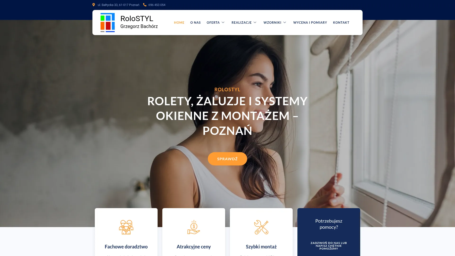Zrzut ekranu strony